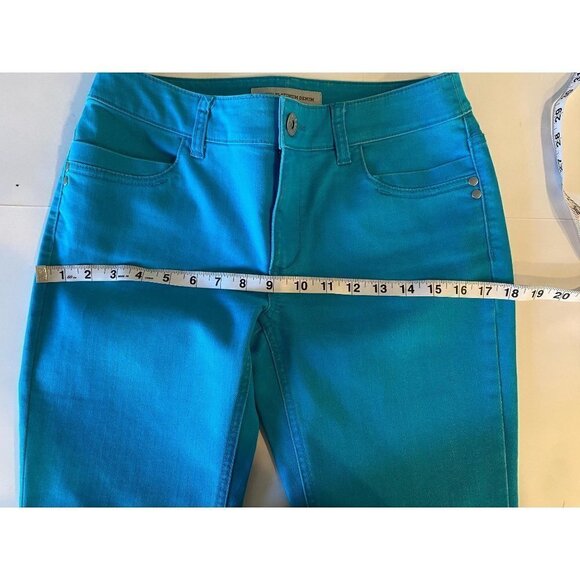 Chico's Platinum Light Blue Denim Ankle Jeans, XS - Picture 9 of 11